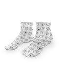 Canines, Coffee & Kettlebells Ankle Socks
