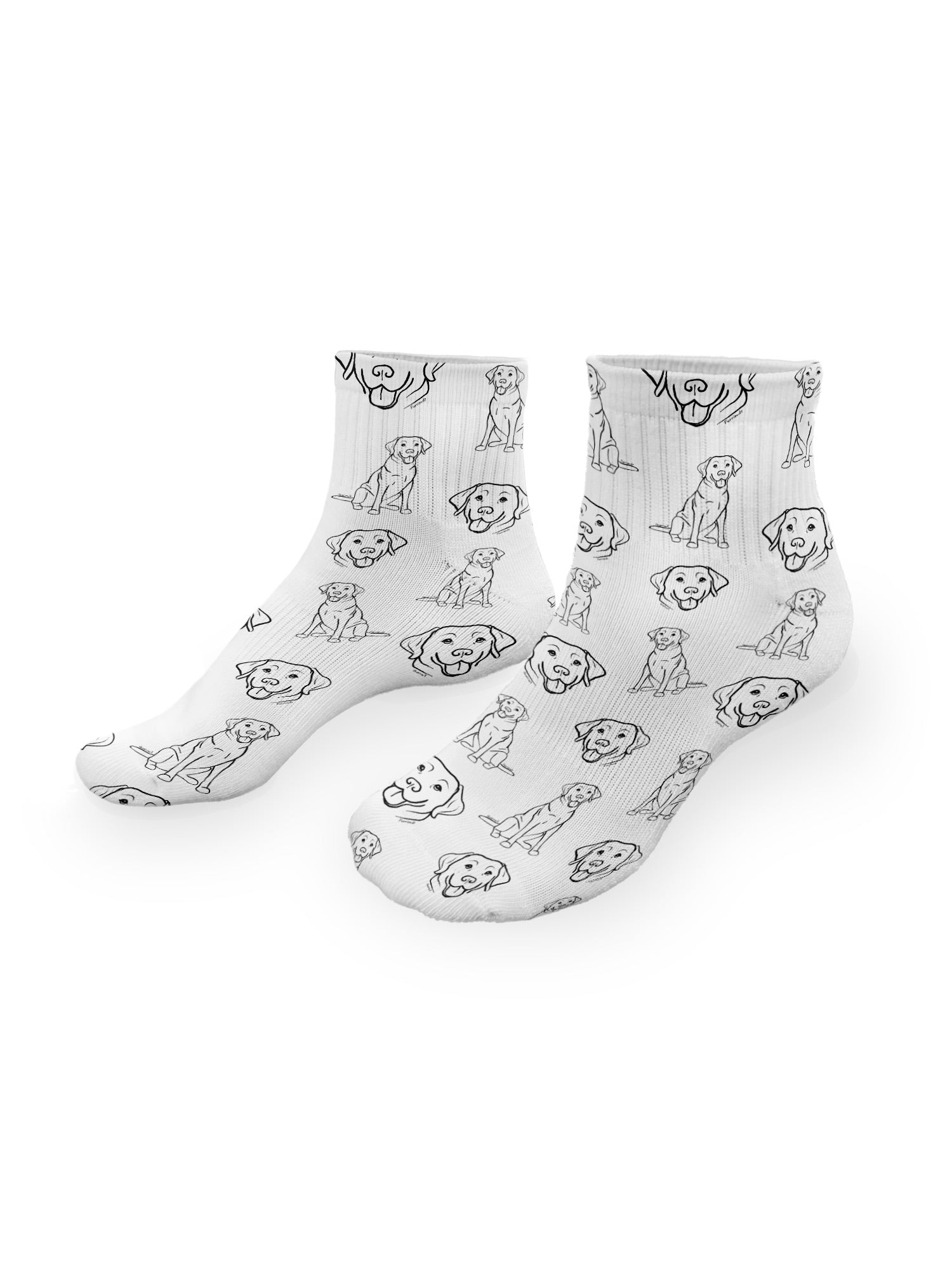 Lab Rats Toe Socks Labrador Ankle Socks | Furriends Australia