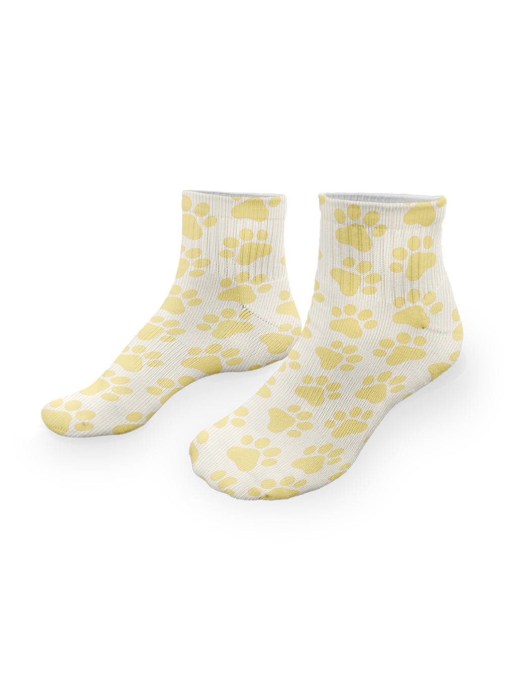 Paws & Pinstripes Ankle Socks