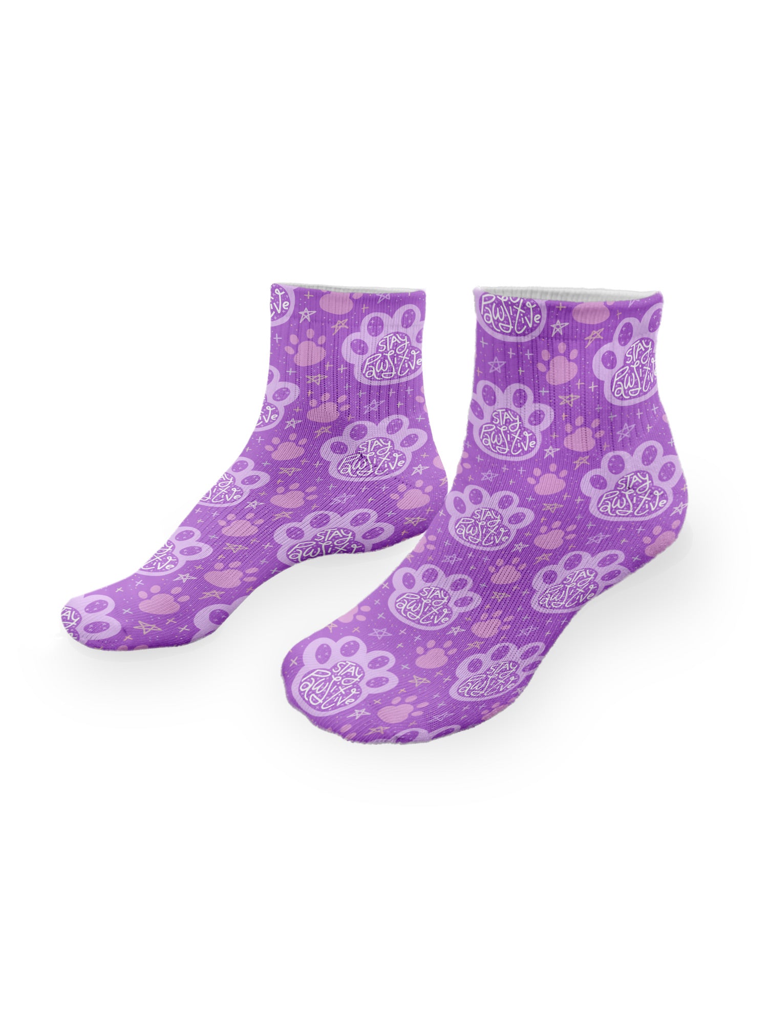 Stay Pawsitive Ankle Socks