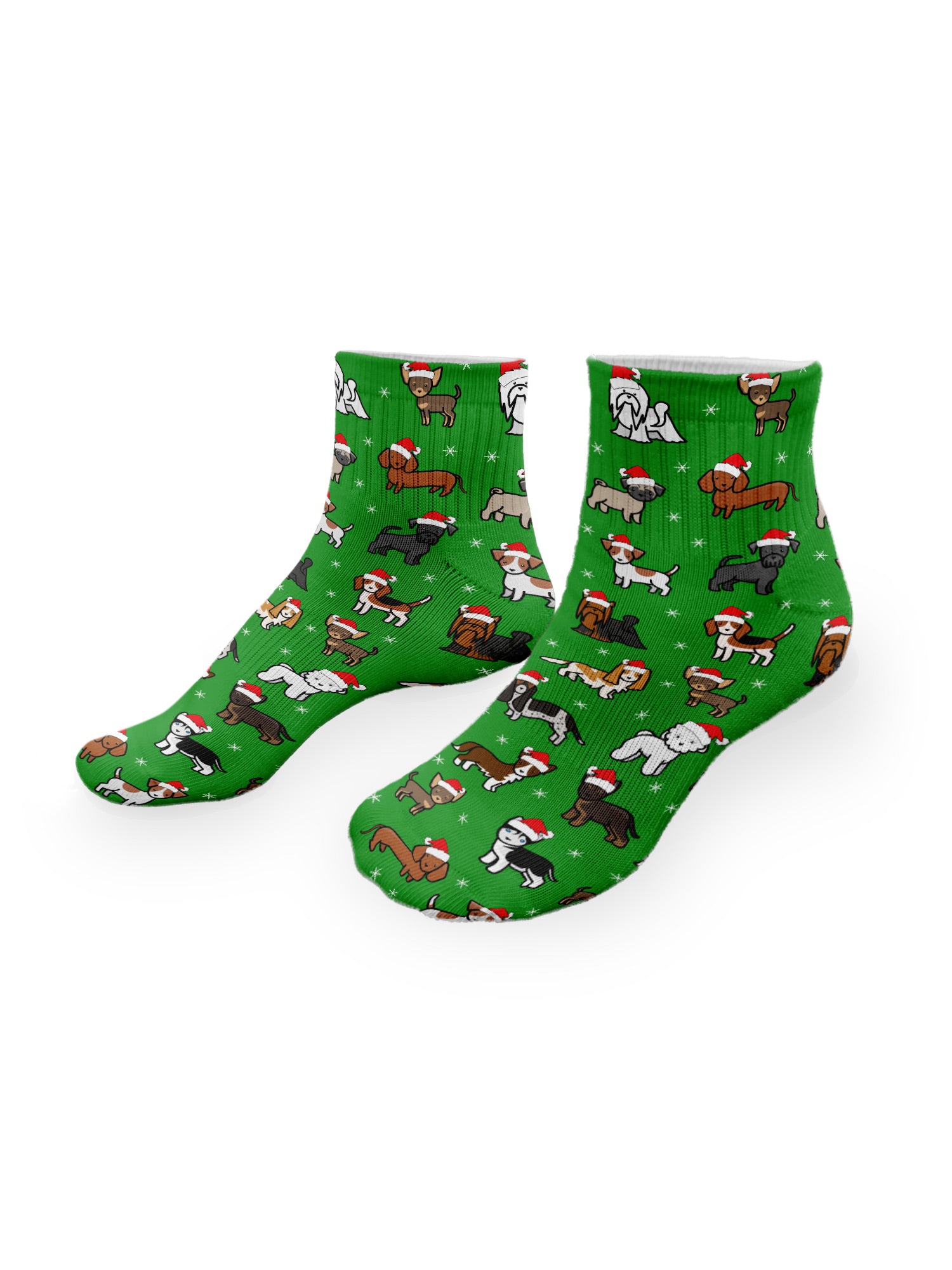Merry Woofmas Tree Ankle Socks