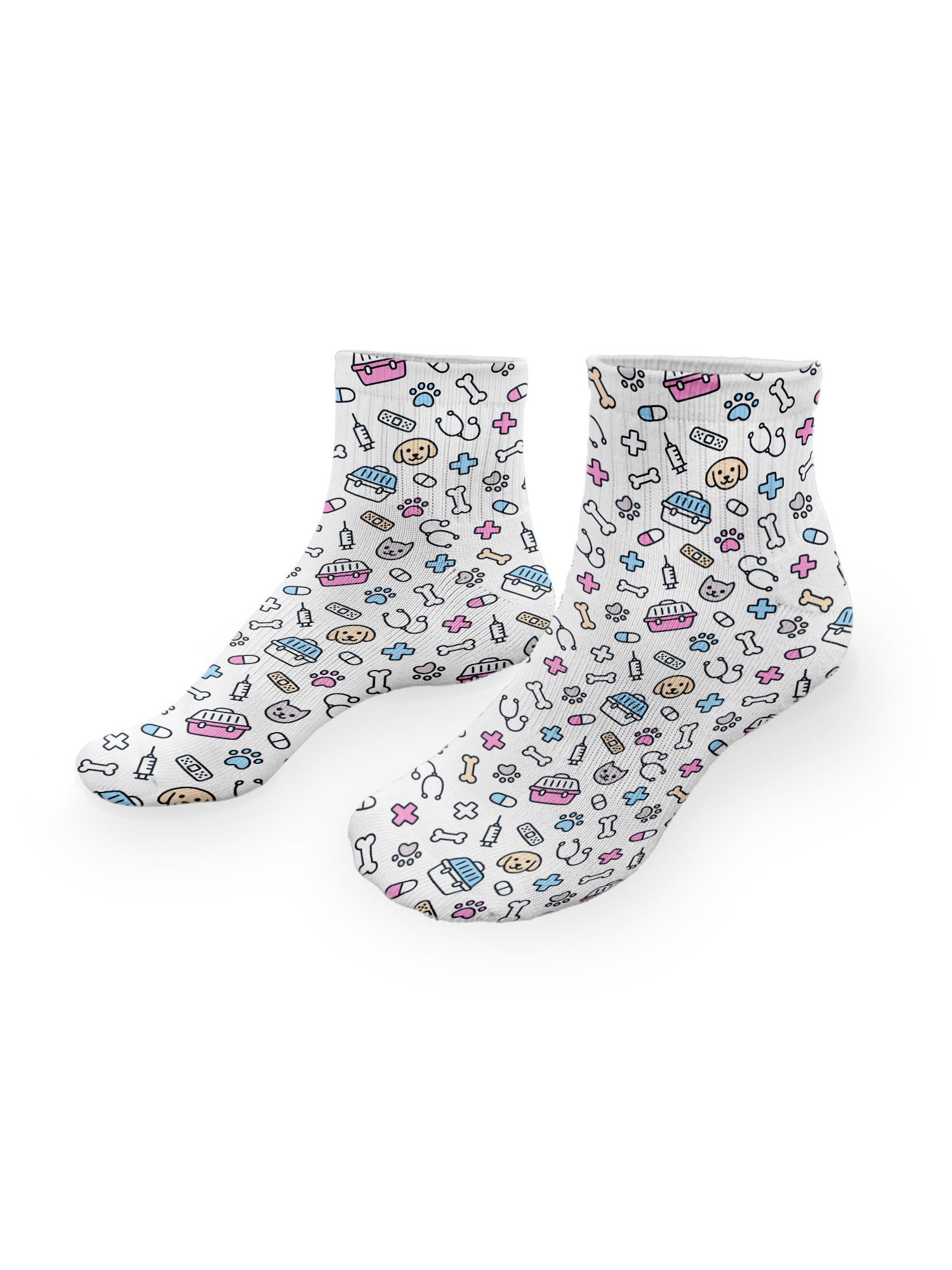 Trip To The Vet Ankle Socks