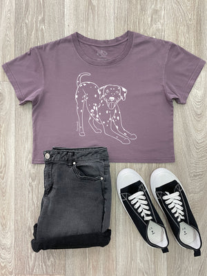 Dalmatian Annie Crop Tee