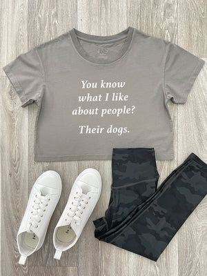 What I Like About People Annie Crop Tee