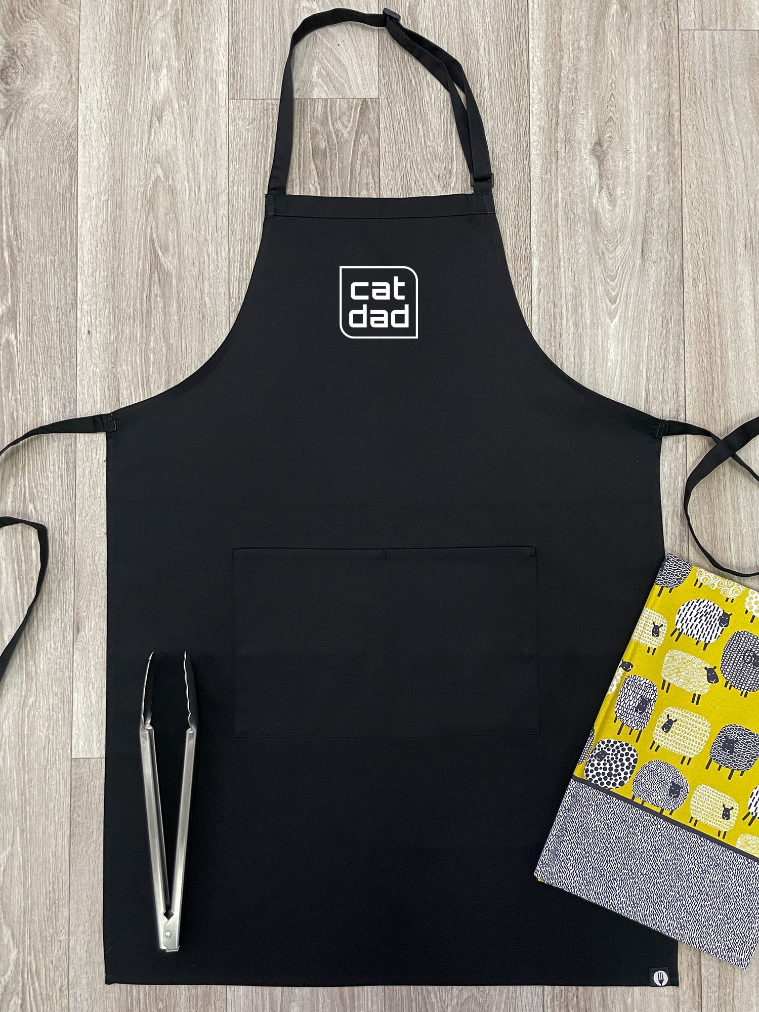 Cat Dad Bib Apron