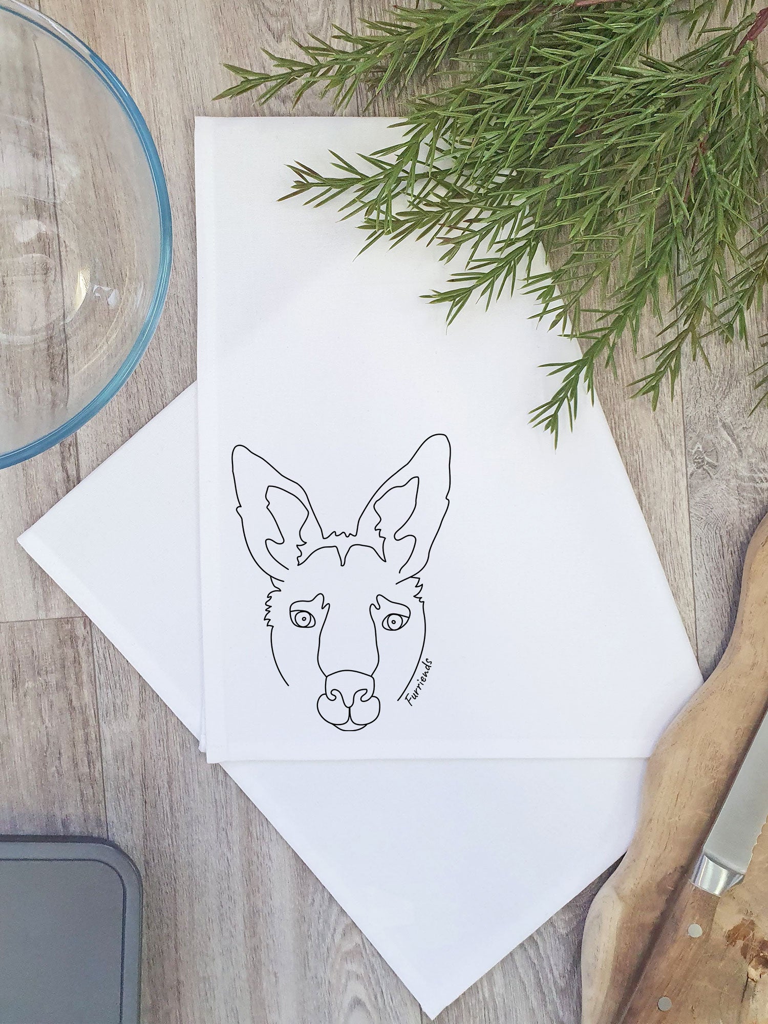 Kangaroo Tea Towel
