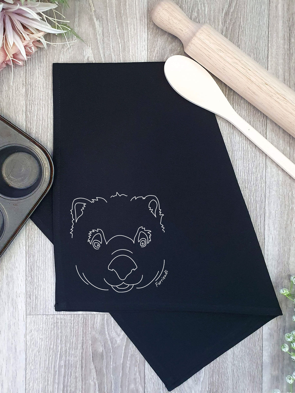 Wombat Tea Towel
