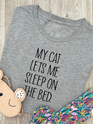 My Cat Lets Me Sleep On The Bed Ava Women's Regular Fit Tee