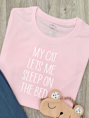 My Cat Lets Me Sleep On The Bed Ava Women's Regular Fit Tee