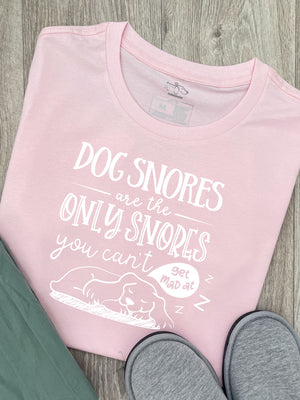 Dog Snores Are The Only Snores Ava Women's Regular Fit Tee