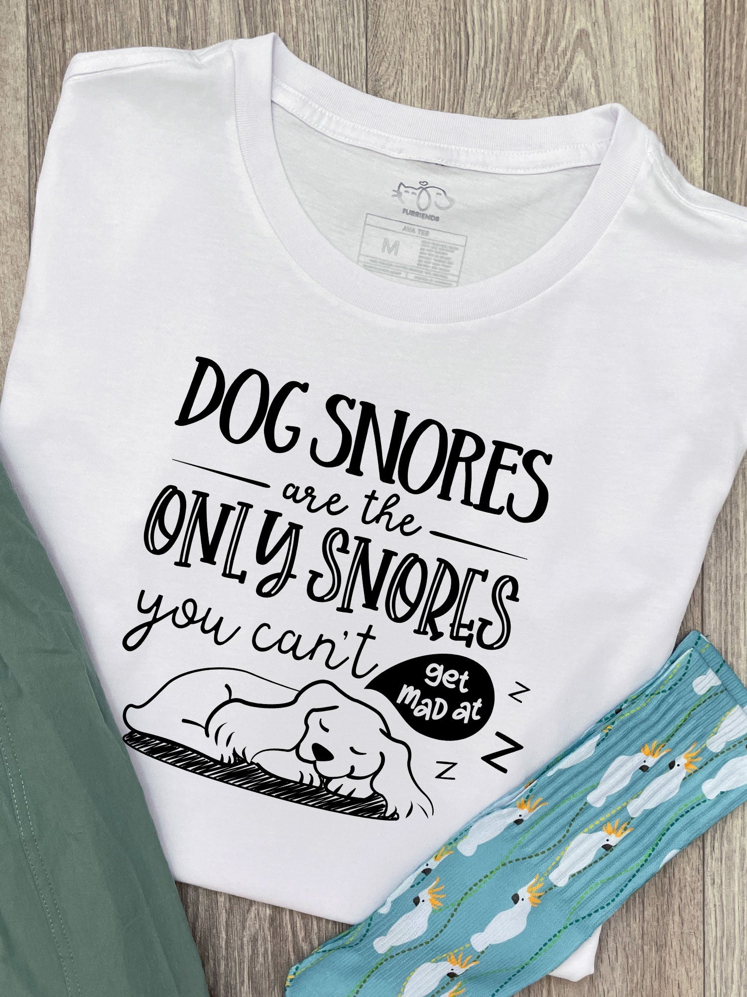 Dog Snores Are The Only Snores Ava Women's Regular Fit Tee