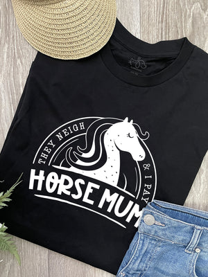 Horse Mum They Neigh & I Pay Ava Women's Regular Fit Tee