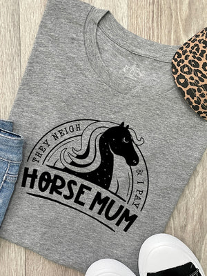 Horse Mum They Neigh & I Pay Ava Women's Regular Fit Tee