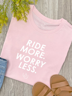 Ride More Worry Less Ava Women's Regular Fit Tee