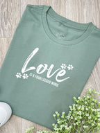 Love Is A Four-Legged Word Ava Women's Regular Fit Tee