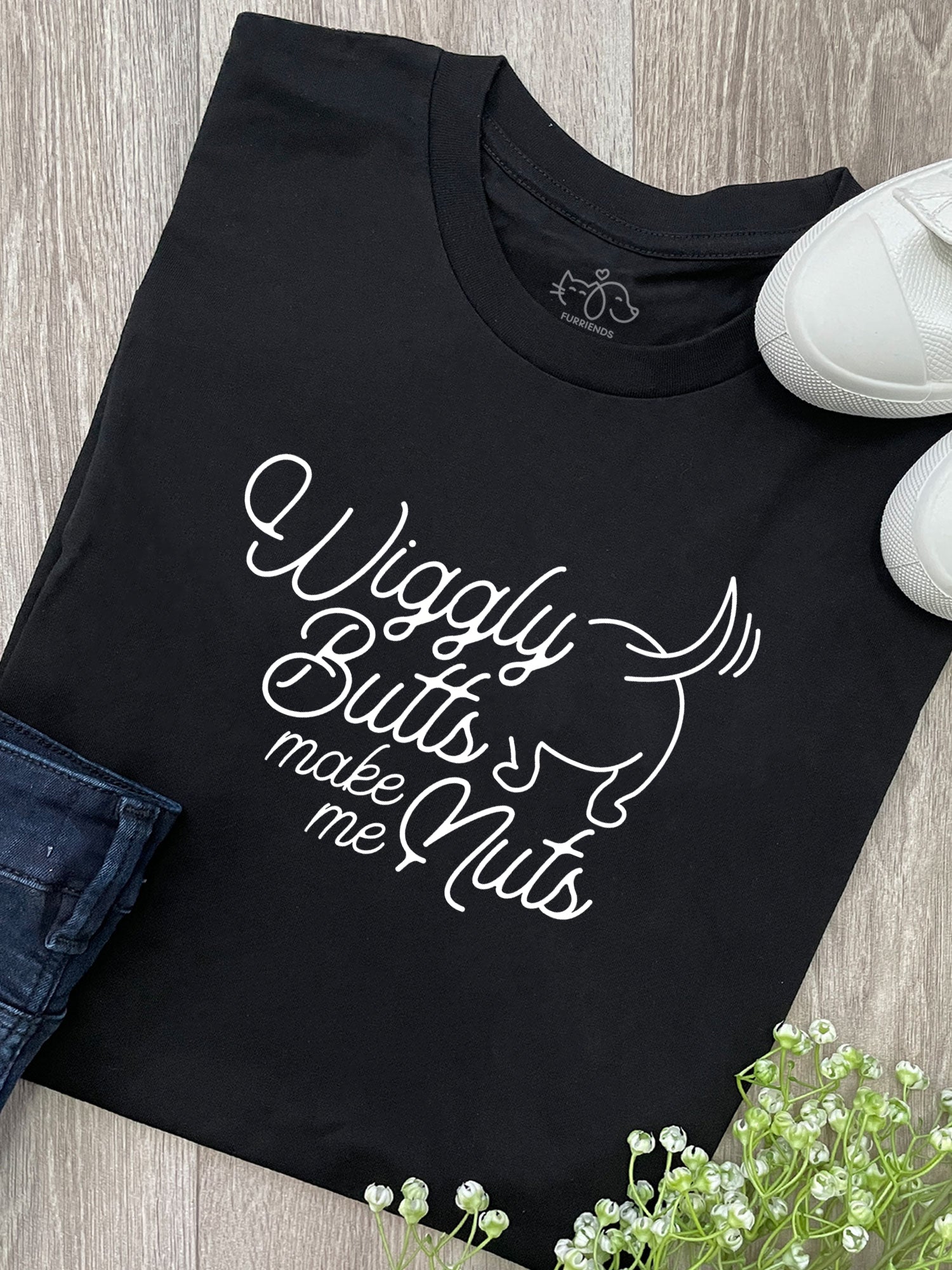 Wiggly Butts Make Me Nuts Ava Women's Regular Fit Tee