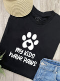 My Kids Have Paws Ava Women's Regular Fit Tee