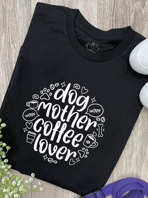 Dog Mother Coffee Lover Ava Women's Regular Fit Tee
