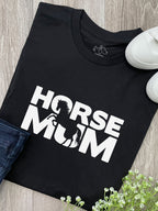 Horse Mum Silhouette Ava Women's Regular Fit Tee