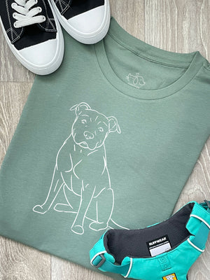 American Staffordshire Terrier Ava Women's Regular Fit Tee