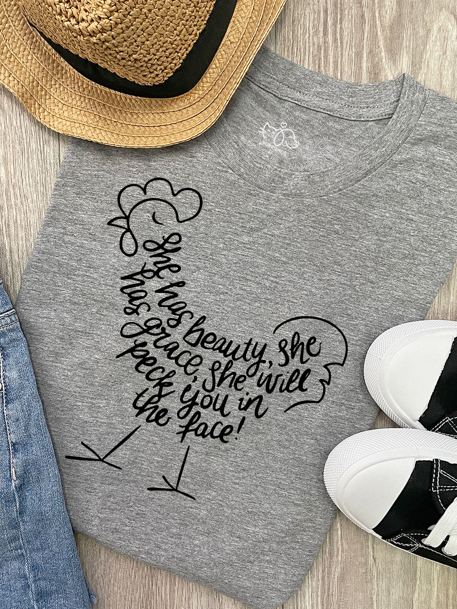 Peck You In The Face Ava Women's Regular Fit Tee