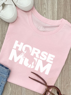 Horse Mum Silhouette Ava Women's Regular Fit Tee