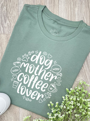 Dog Mother Coffee Lover Ava Women's Regular Fit Tee