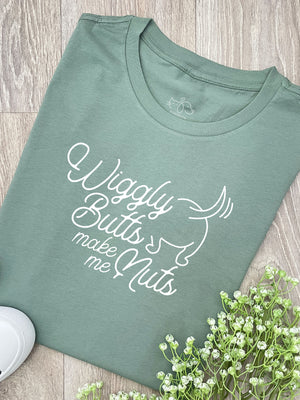 Wiggly Butts Make Me Nuts Ava Women's Regular Fit Tee