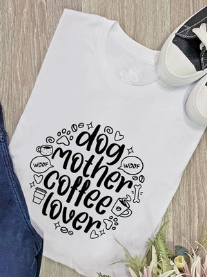 Dog Mother Coffee Lover Ava Women's Regular Fit Tee