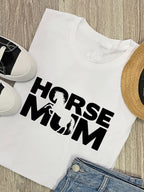 Horse Mum Silhouette Ava Women's Regular Fit Tee