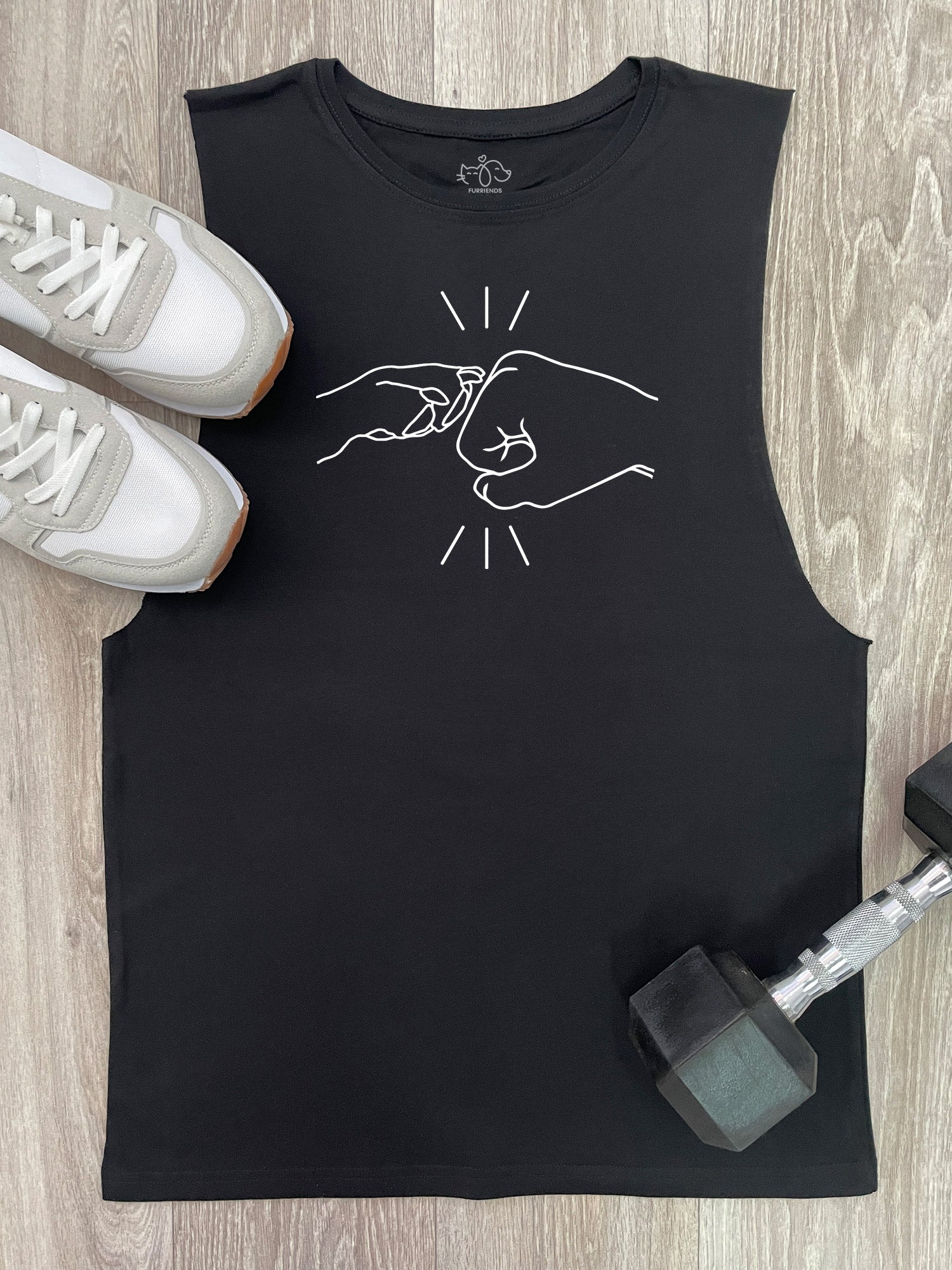 Paw Fist Bump Axel Drop Armhole Muscle Tank
