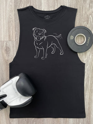 Staffordshire Bull Terrier Axel Drop Armhole Muscle Tank