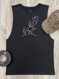 Hope, Life, Love Axel Drop Armhole Muscle Tank
