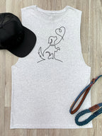 Hope, Life, Love Axel Drop Armhole Muscle Tank