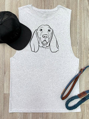 Basset Hound Axel Drop Armhole Muscle Tank