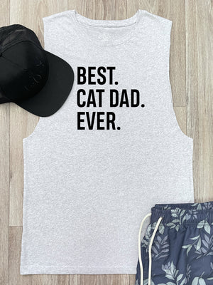 Best. Cat Dad. Ever. Axel Drop Armhole Muscle Tank