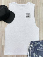Cat Dad Axel Drop Armhole Muscle Tank