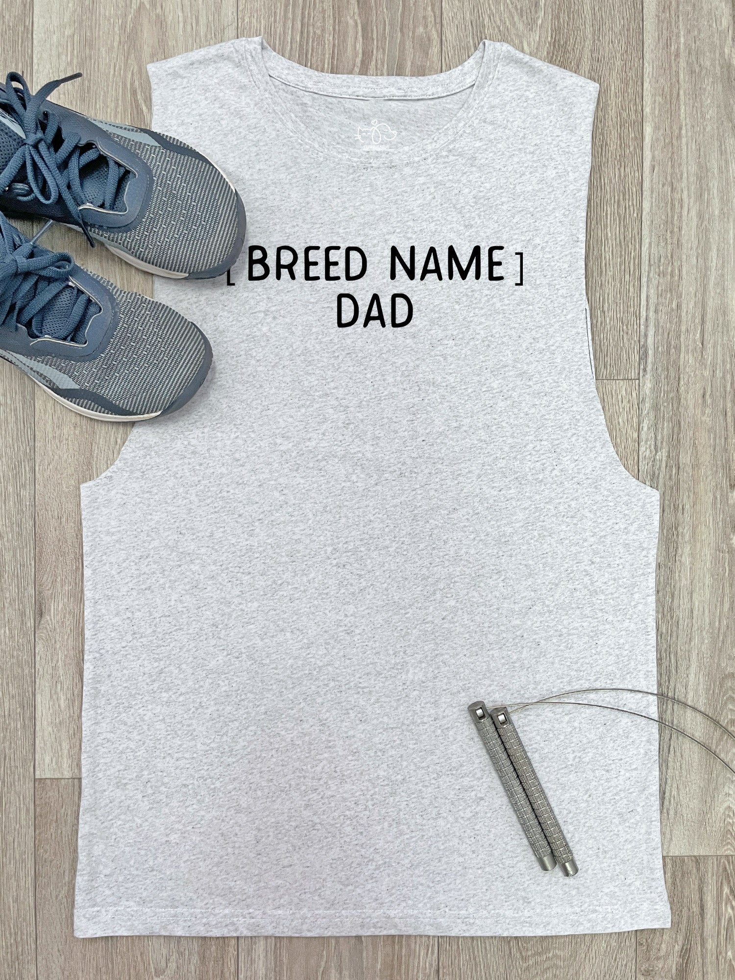 Customisable Text Axel Drop Armhole Muscle Tank