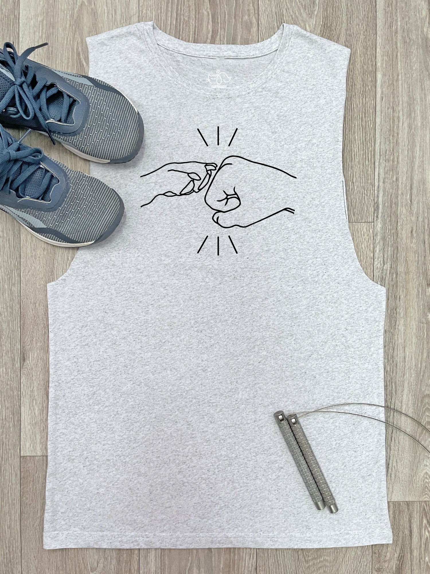 Paw Fist Bump Axel Drop Armhole Muscle Tank