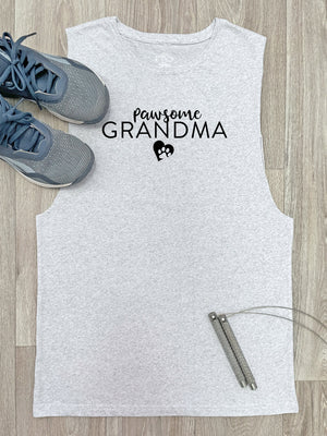 Pawsome Grandma Axel Drop Armhole Muscle Tank