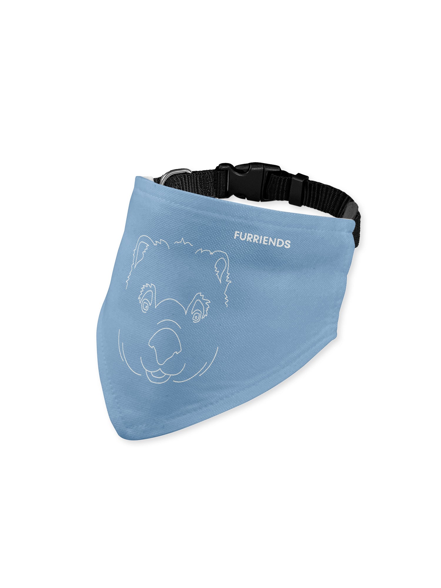 Wombat Reversible Dog Bandana With Collar