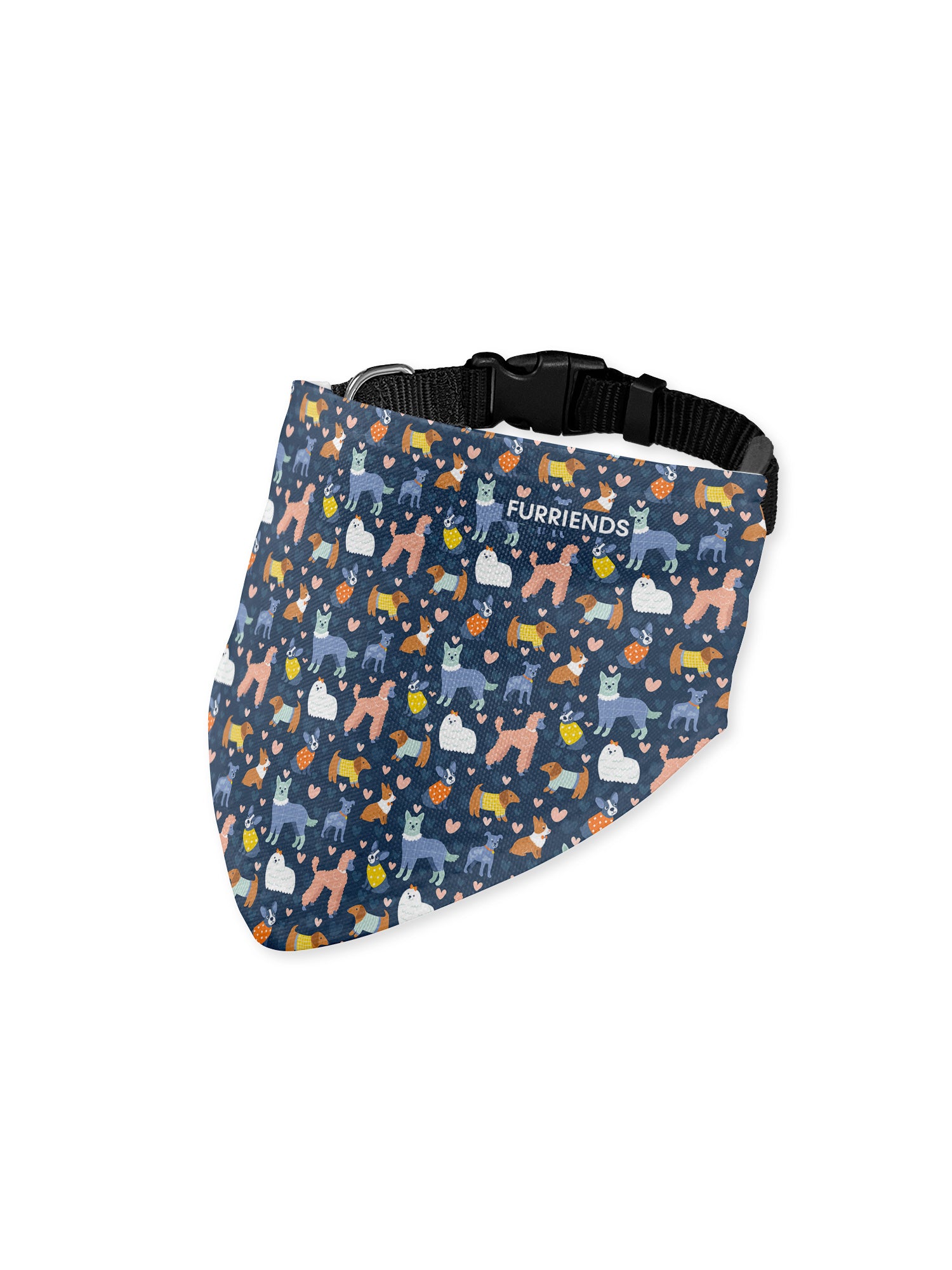Dapper Doggos Customisable Dog Bandana With Collar