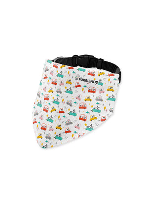 Dogs In Cars Customisable Dog Bandana With Collar