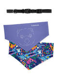 Wombat Reversible Dog Bandana With Collar