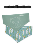 Wombat Reversible Dog Bandana With Collar