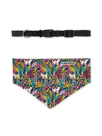 Jungle Cat Reversible & Customisable Dog Bandana With Collar