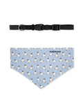 Rabbits On Repeat Customisable Dog Bandana With Collar