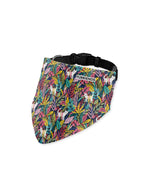 Jungle Cat Reversible & Customisable Dog Bandana With Collar