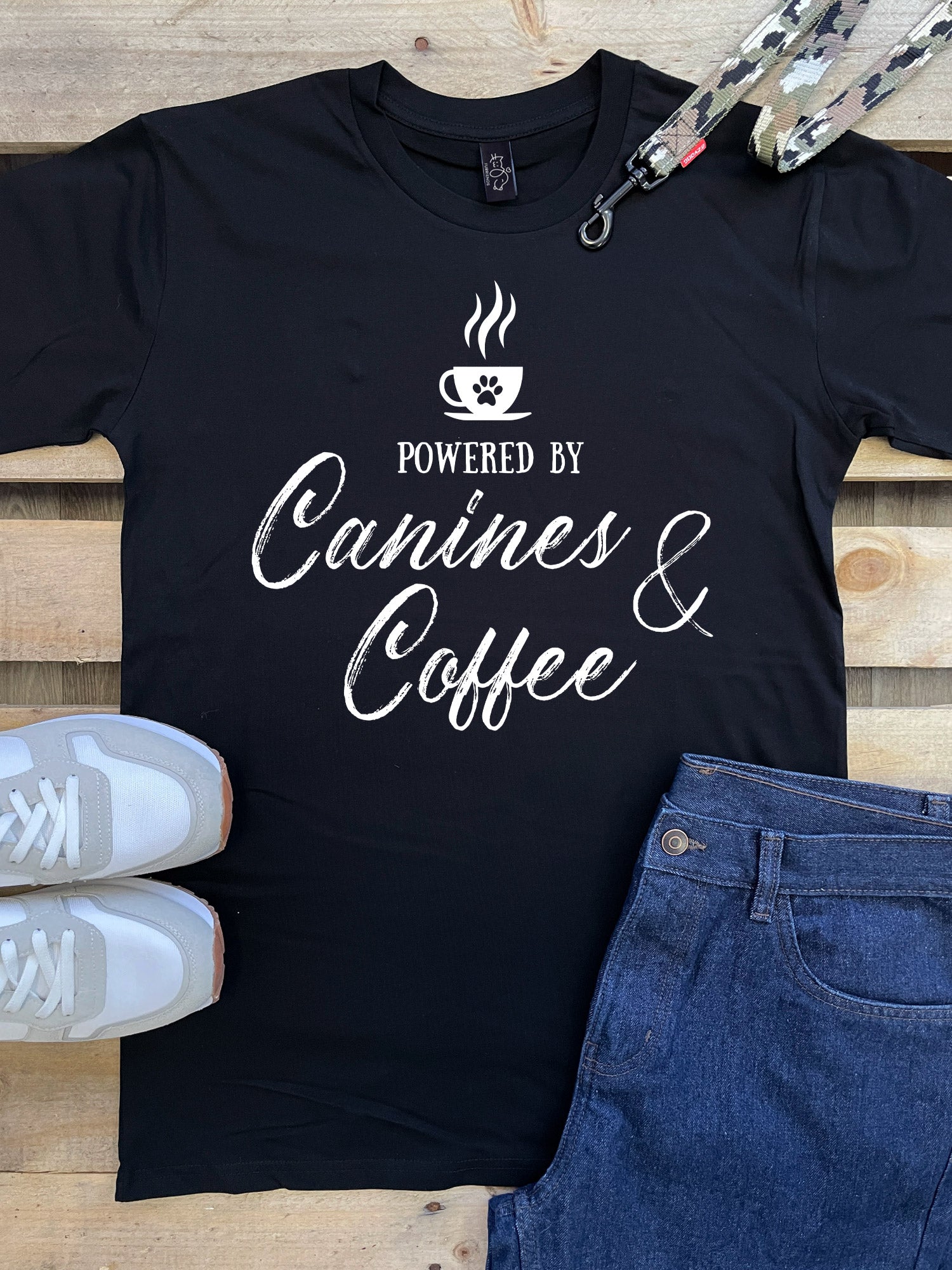 Canines & Coffee Essential Unisex Tee
