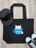 Kit-Tea Cat Stella Tote Bag